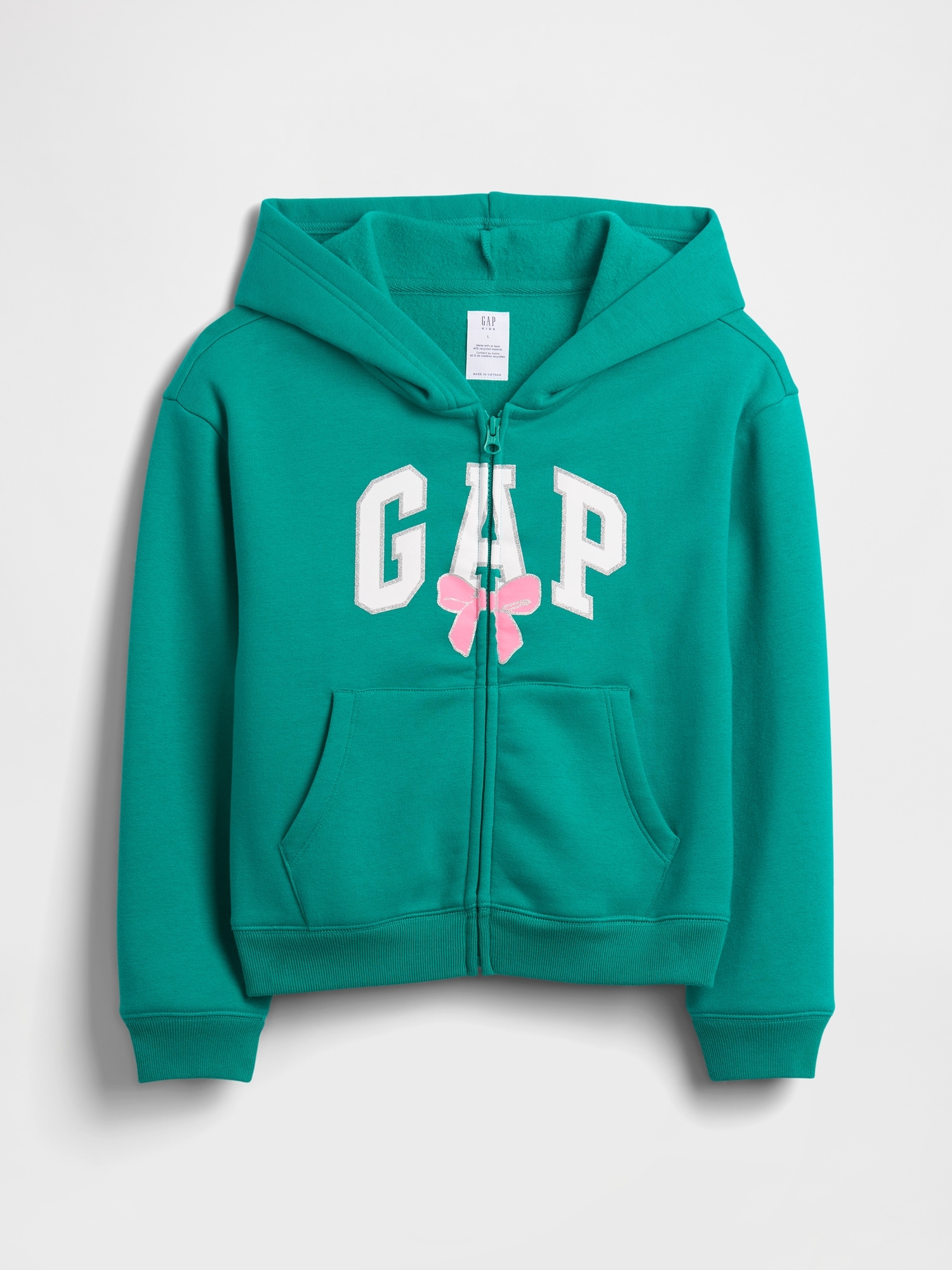 Kids Relaxed Gap Logo Zip Hoodie