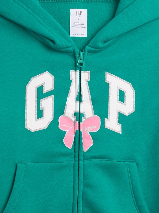 Image number 3 showing, Kids Relaxed Gap Logo Zip Hoodie
