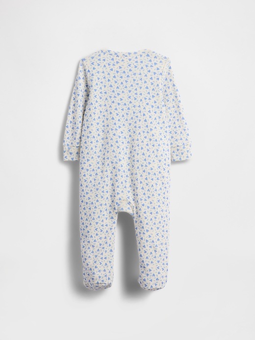 Image number 2 showing, Baby Print Two-Way Zip One-Piece
