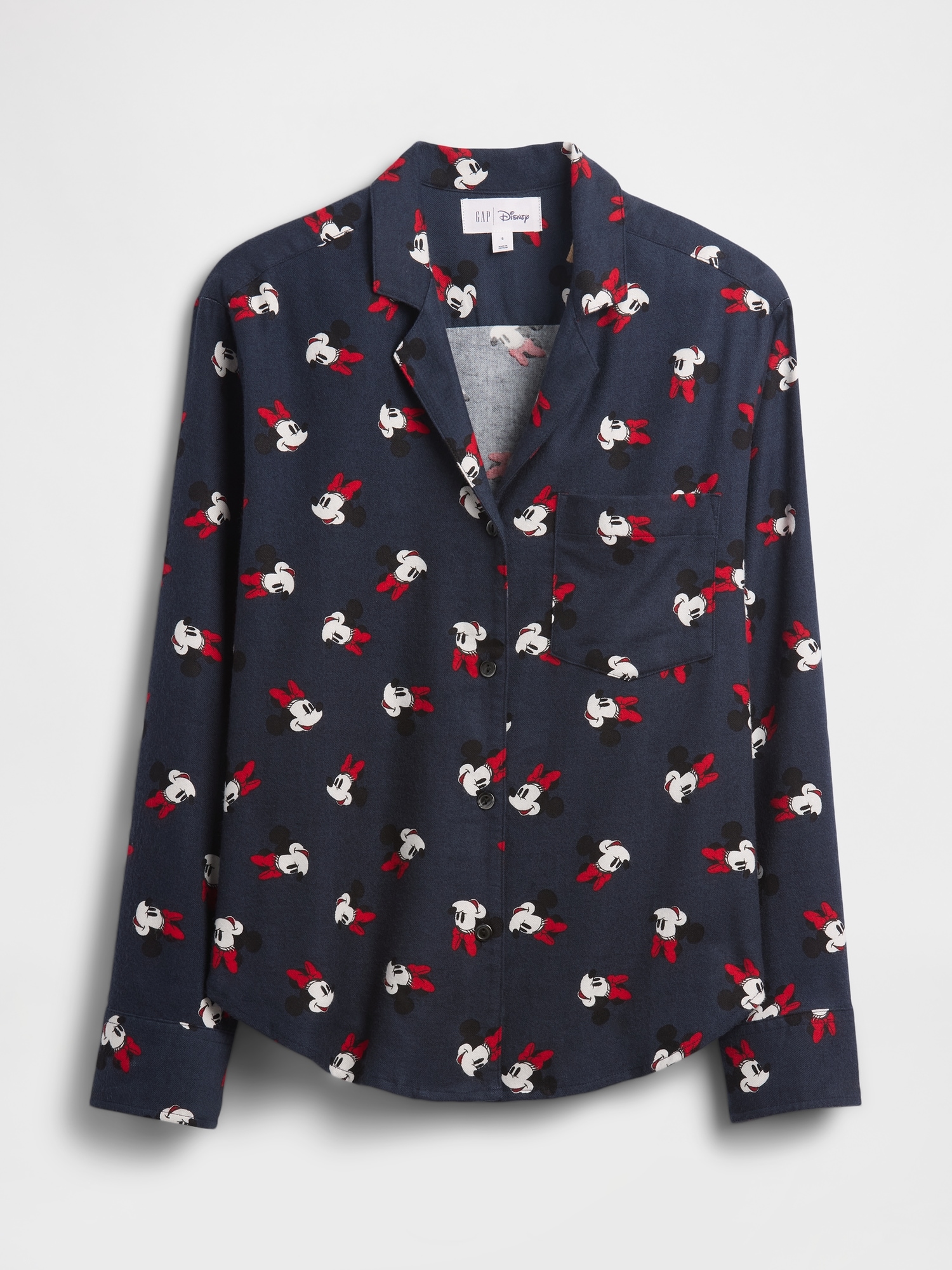 Gap Factory Gap × Disney Relaxed Flannel Pj Shirt In Multi
