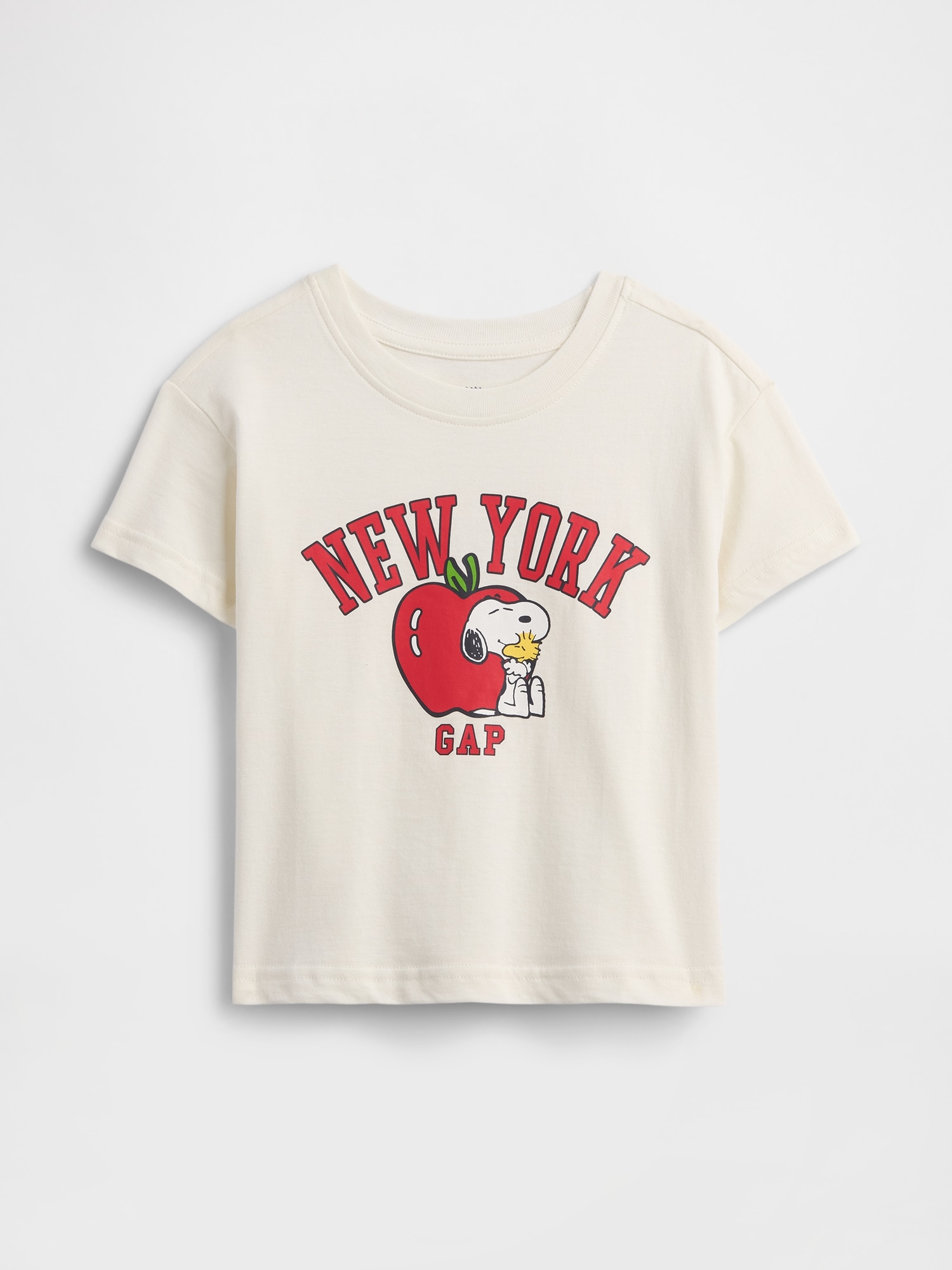 babyGap Graphic T-Shirt - Snoopy New York White