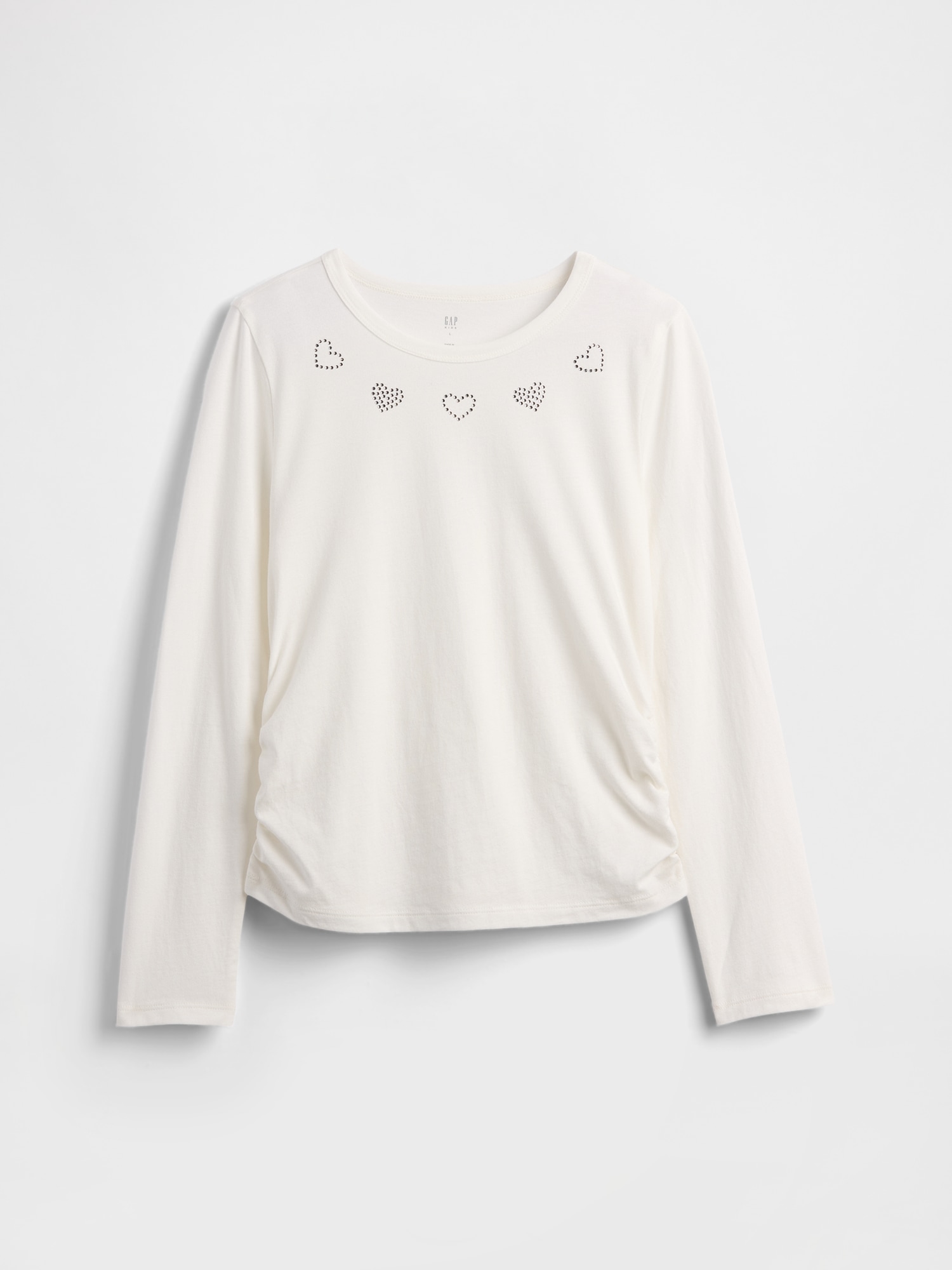 Kids Ruched Graphic T-Shirt