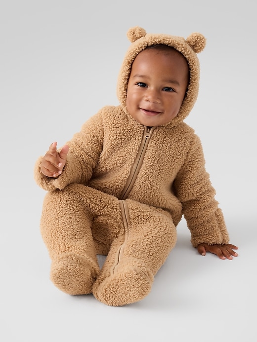 Image number 4 showing, Baby Teddy Sherpa One-Piece