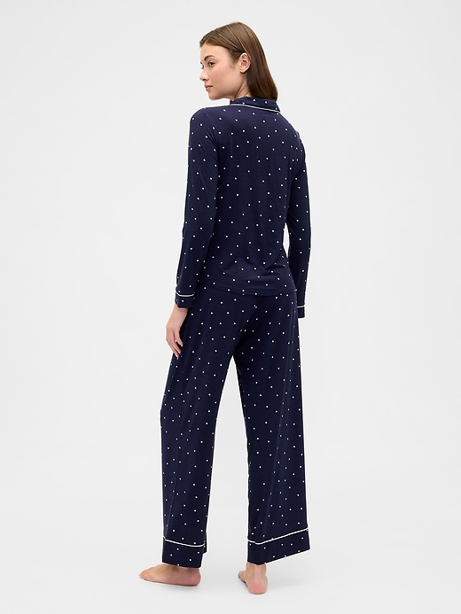 Image number 2 showing, Modal Wide-Leg PJ Pants