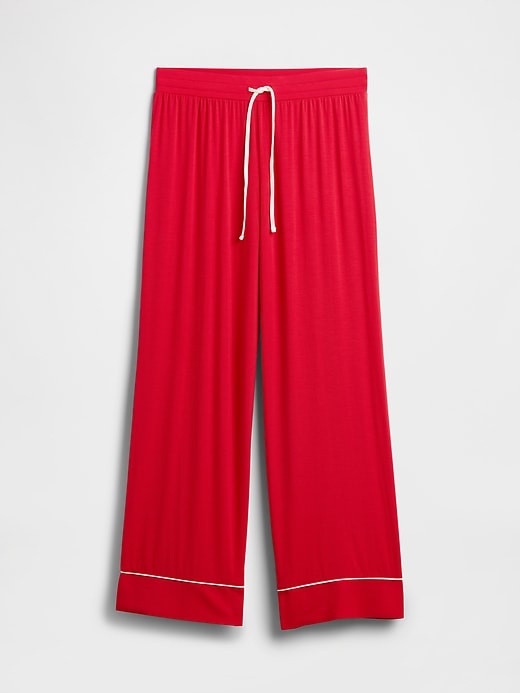 Image number 4 showing, Modal Wide-Leg PJ Pants