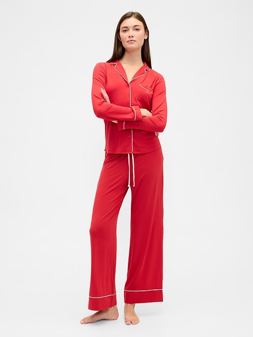 Image number 3 showing, Relaxed Modal PJ Shirt