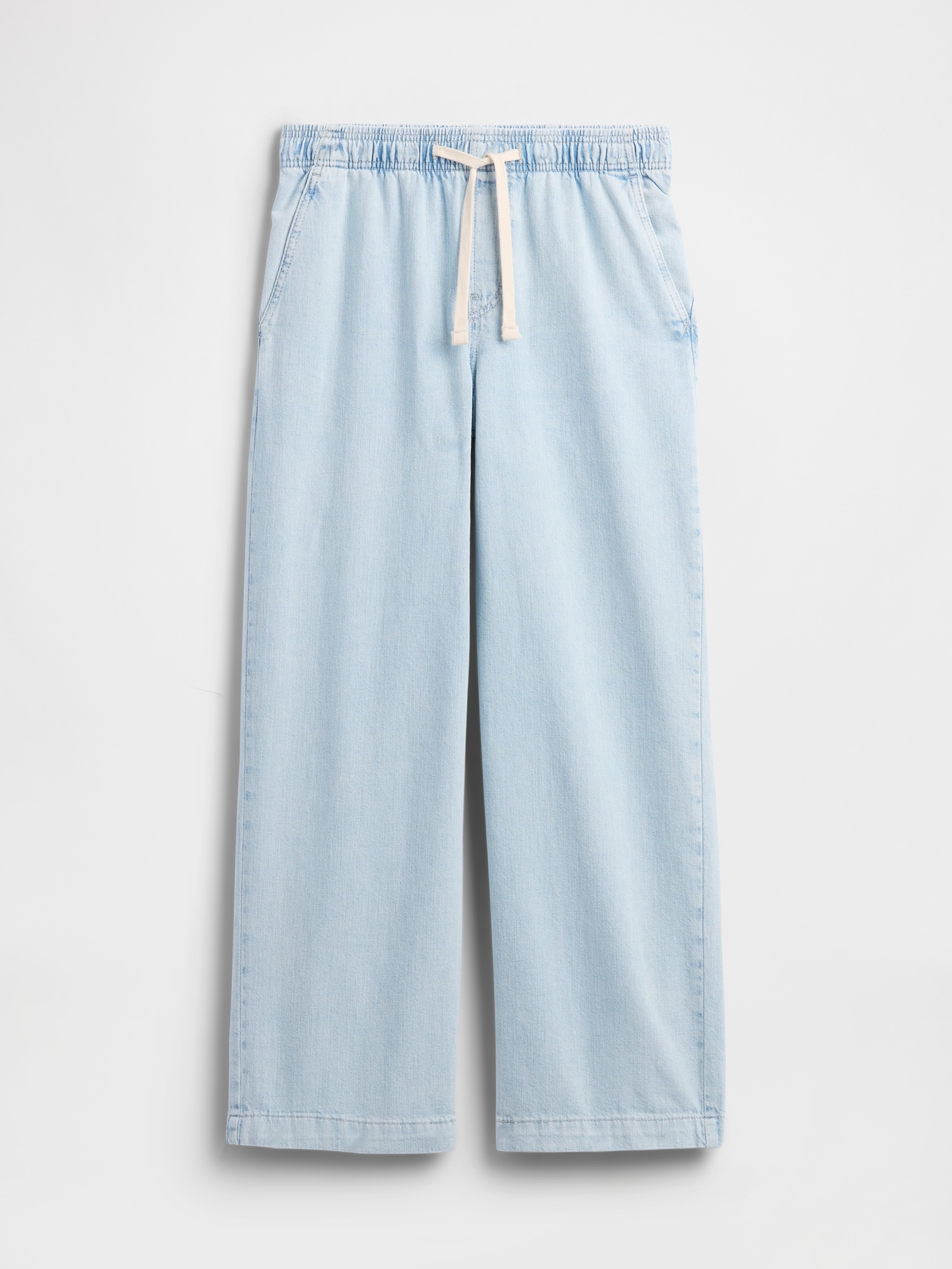 Gap Factory High Rise Pull-on Wide-leg Jeans In Blue