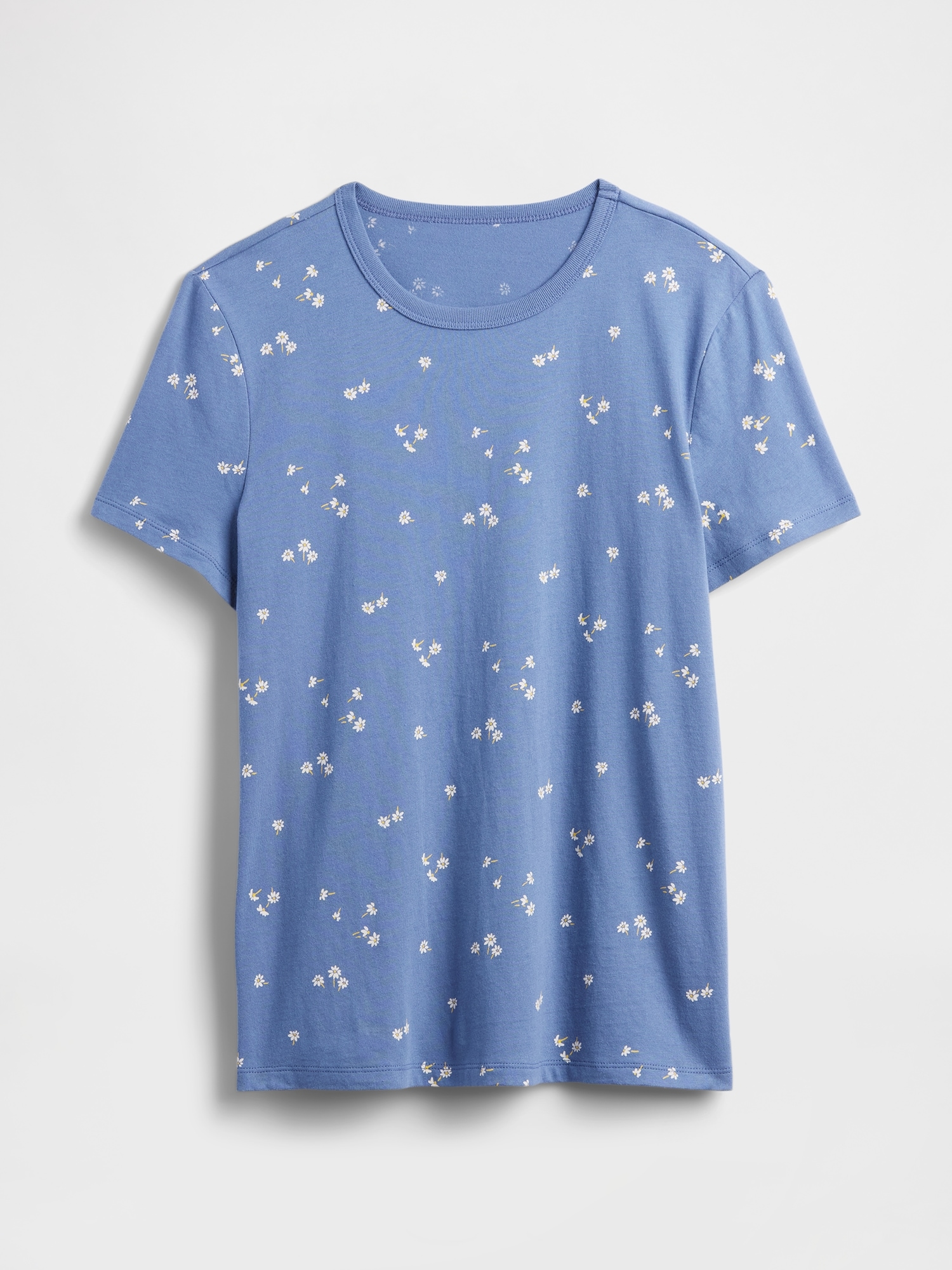 Gap Factory Favorite Print Crewneck T-shirt In Blue