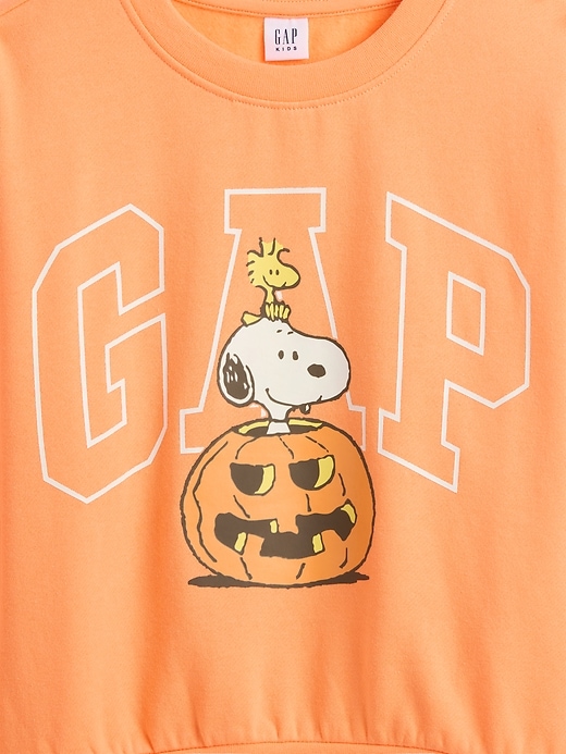 Image number 3 showing, GapKids &#124 Peanuts Oversized Wedge Logo Sweatshirt