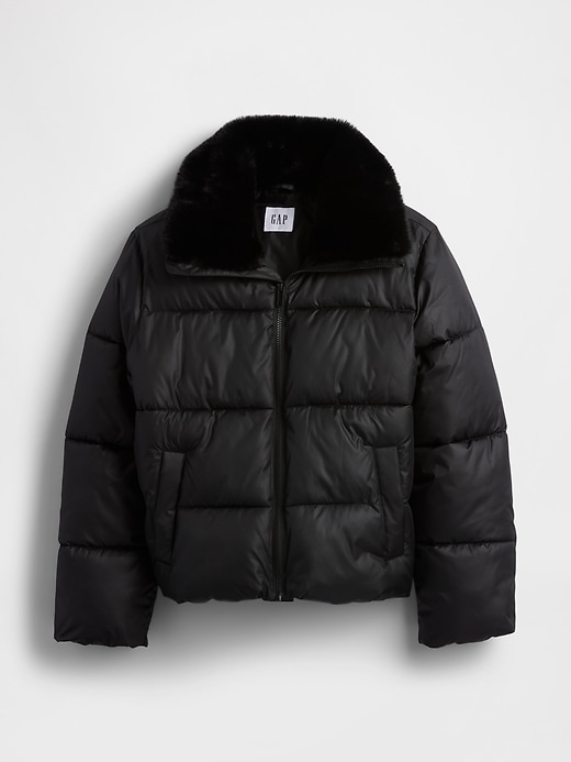Image number 5 showing, 100% Recycled Relaxed Short Puffer Jacket