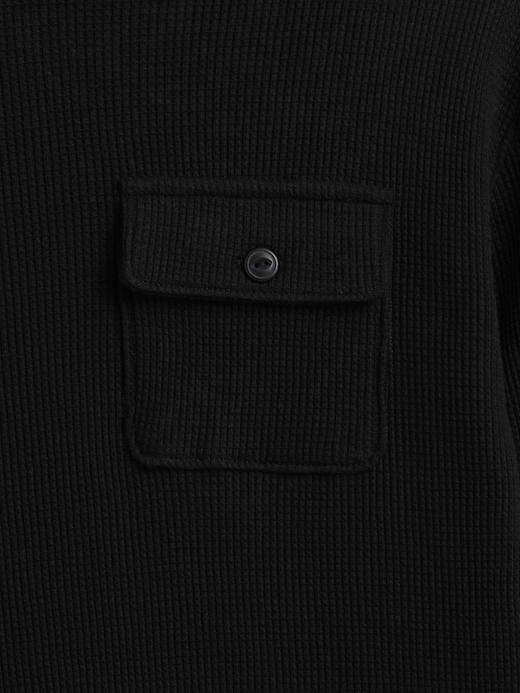 Image number 3 showing, Kids Waffle-Knit Hoodie T-Shirt