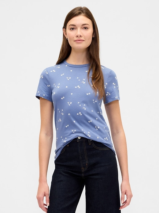 Image number 1 showing, Favorite Print Crewneck T-Shirt
