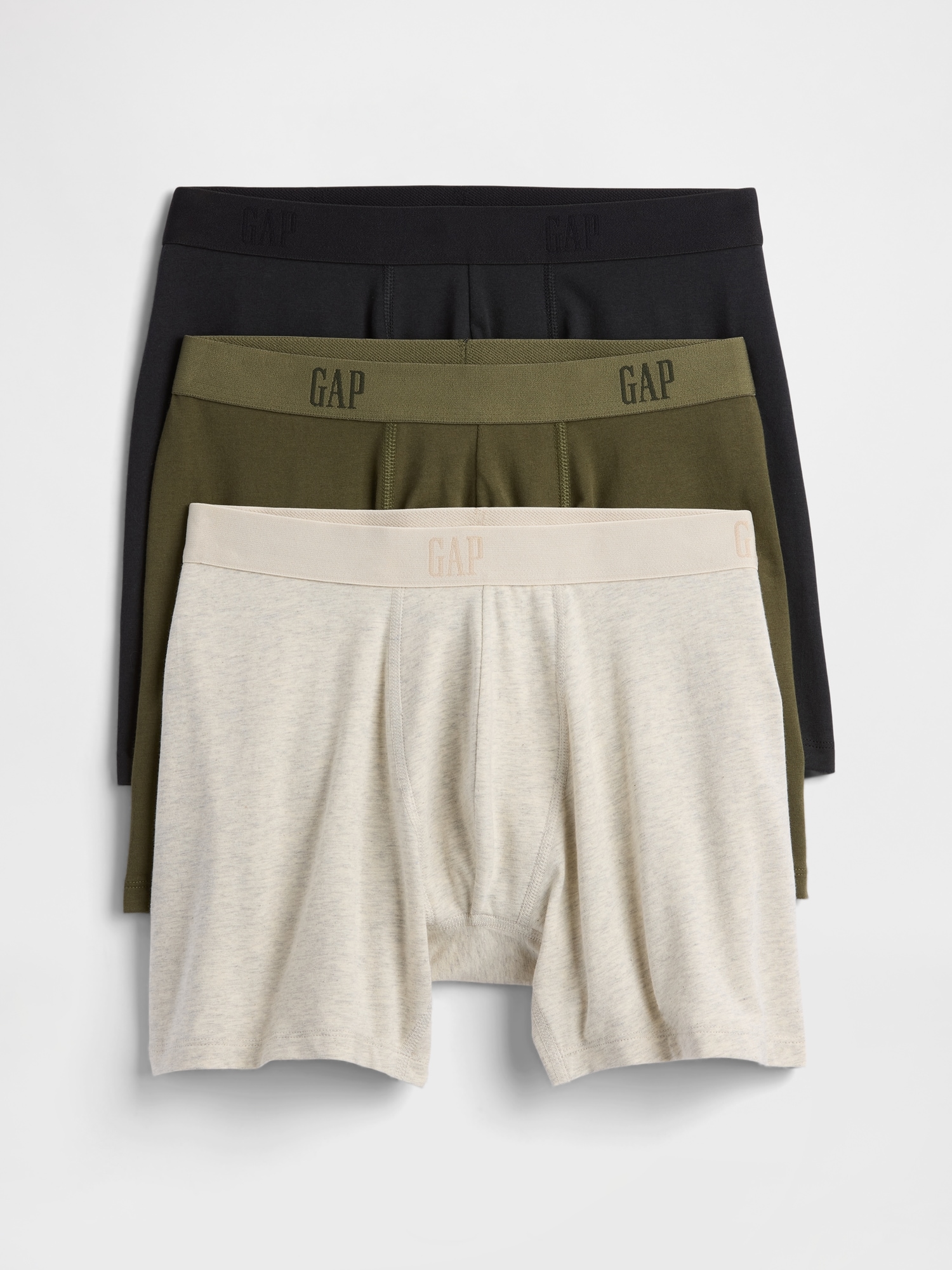 5" Boxer Briefs (3-Pack) - Cream And Beige