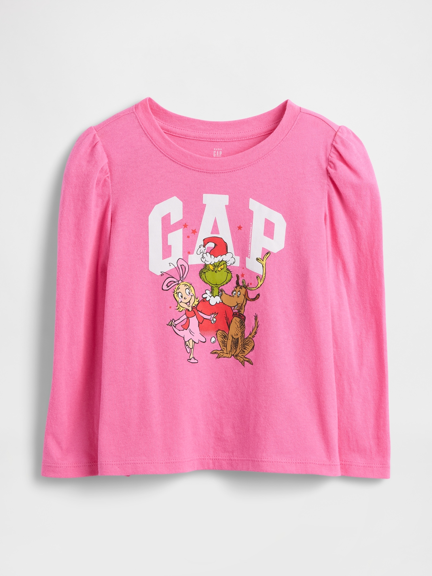 Gap Factory Babygap | Dr. Seuss™ Puff Sleeve Logo T-shirt In Pink