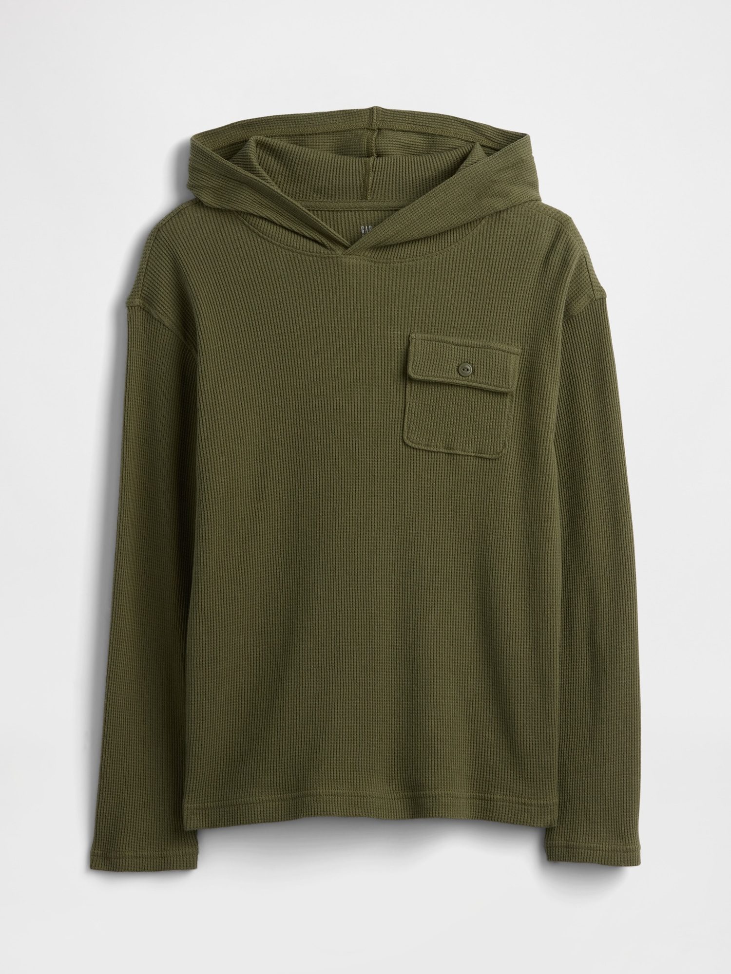 Kids Waffle-Knit Hoodie T-Shirt