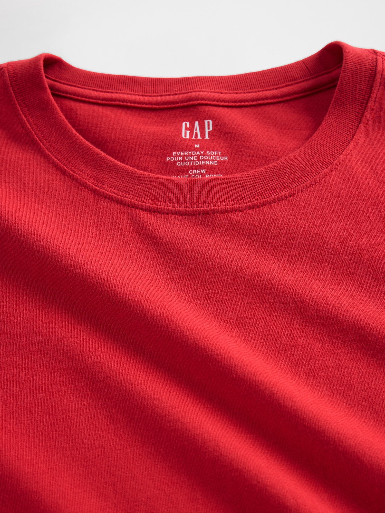 Gap Factory Everyday Soft Crewneck T-shirt In Red