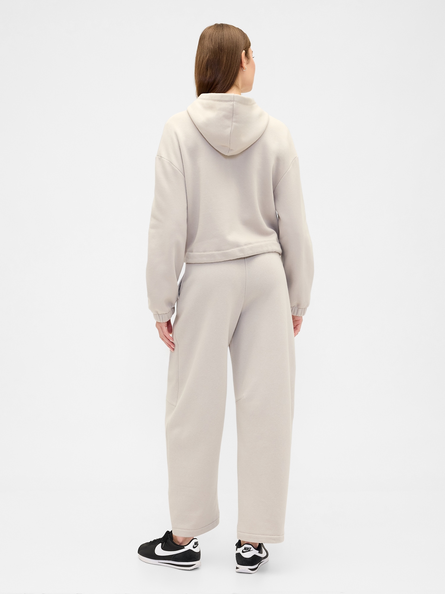 Gap Factory Pull-on Barrel Sweatpants In Pink