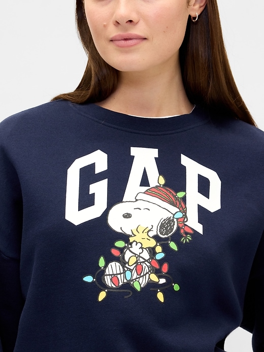 Image number 4 showing, Peanuts Oversized Gap Logo Sweatshirt
