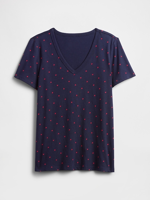 Image number 5 showing, Favorite Print V-Neck T-Shirt