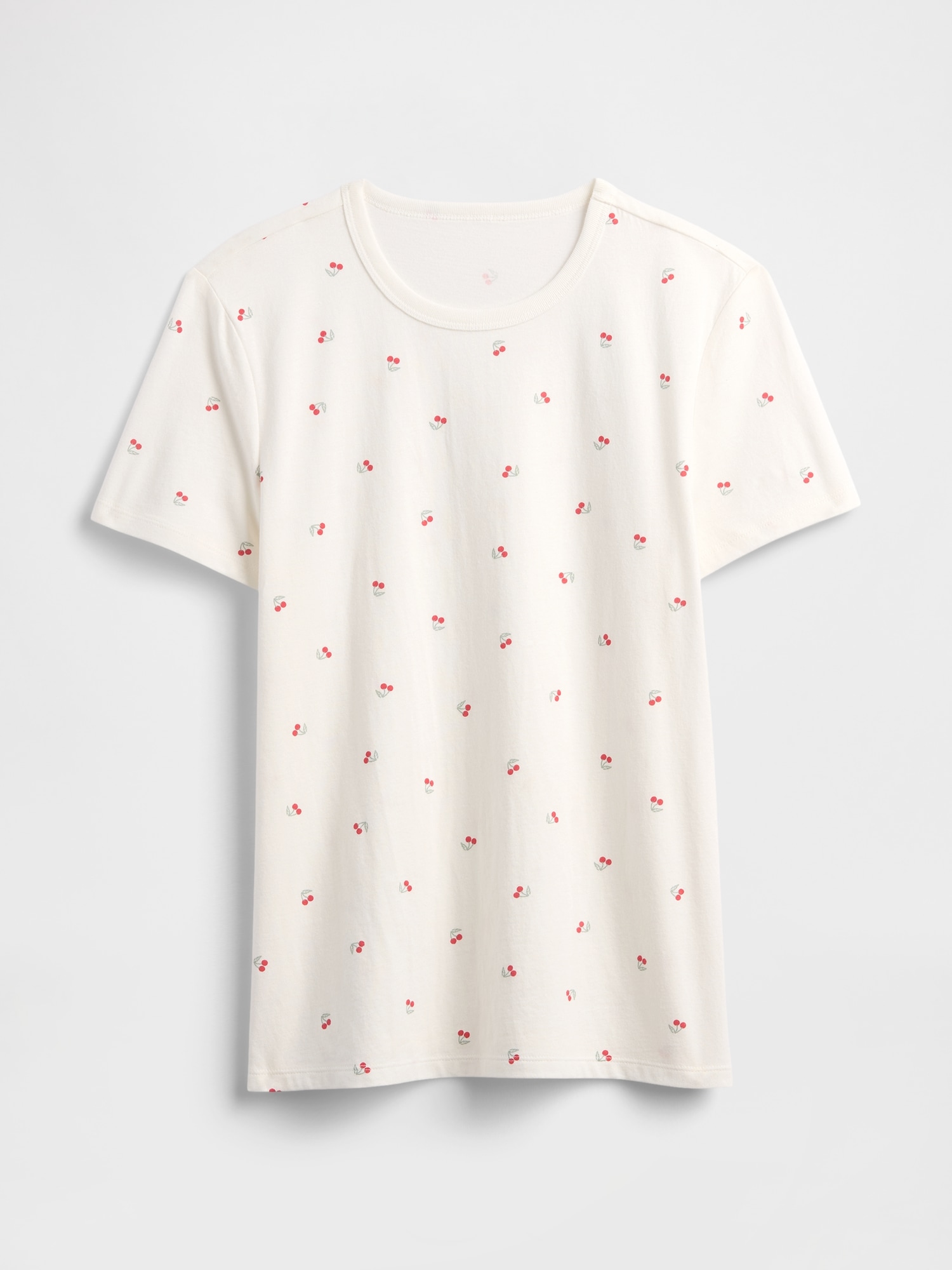 Gap Factory Favorite Print Crewneck T-shirt In White
