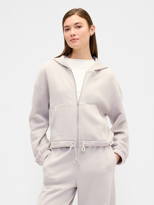 Image number 1 showing, Oversized Bubble Zip Hoodie