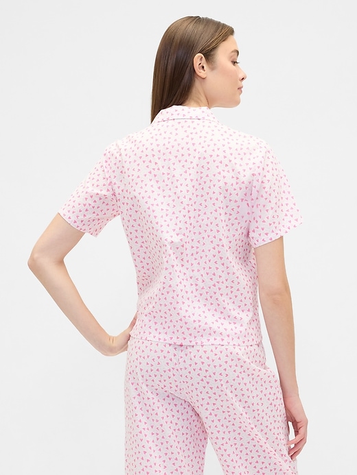 Image number 2 showing, Print Poplin PJ Shirt
