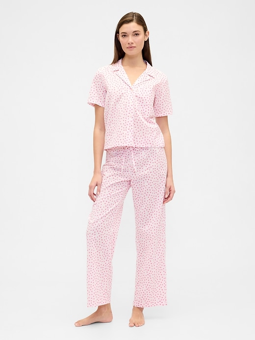 Image number 3 showing, Print Poplin PJ Shirt
