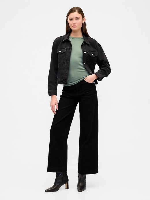 Image number 3 showing, Ribbed Crewneck T-Shirt