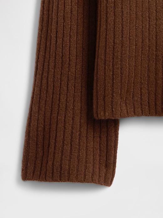 Image number 4 showing, Relaxed Ribbed Mockneck Sweater