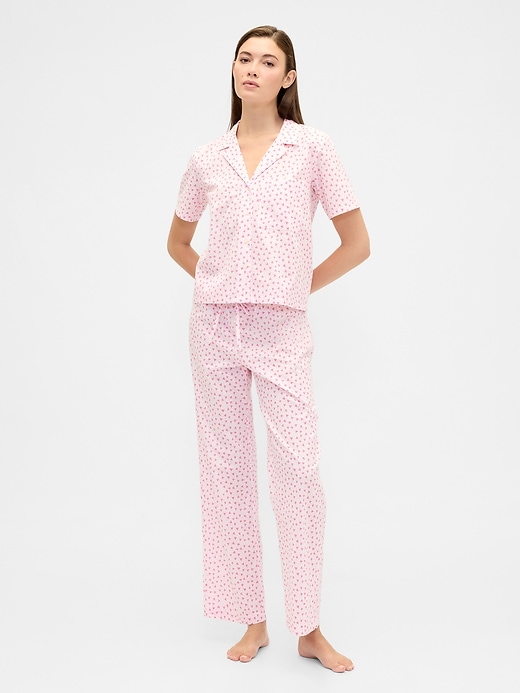 Image number 1 showing, Print Poplin PJ Pants