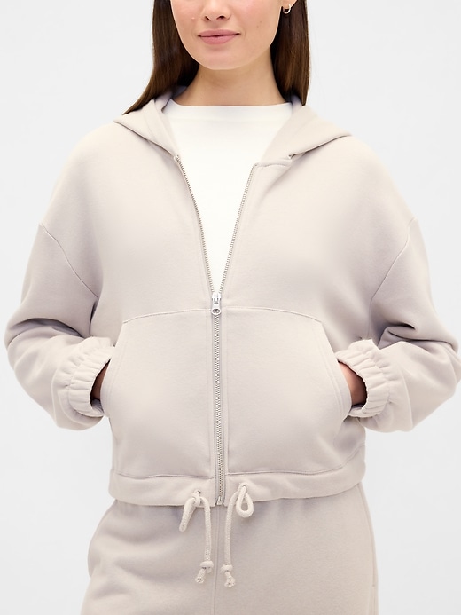Image number 4 showing, Oversized Bubble Zip Hoodie