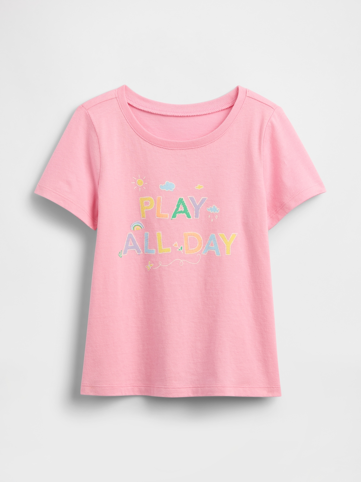 babyGap Graphic T-Shirt - Love Letter Pink