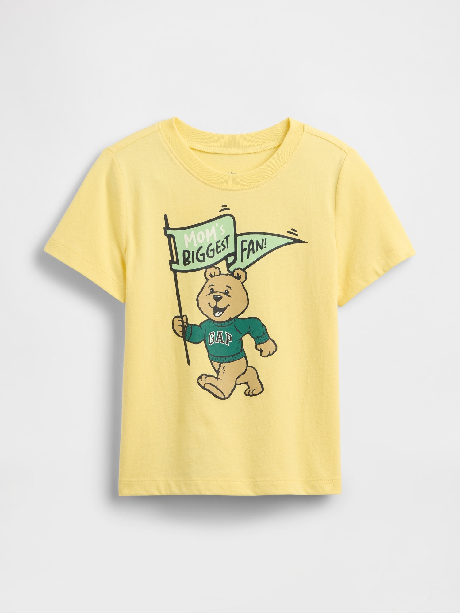 babyGap Graphic T-Shirt - Spring Yellow Mom Bear