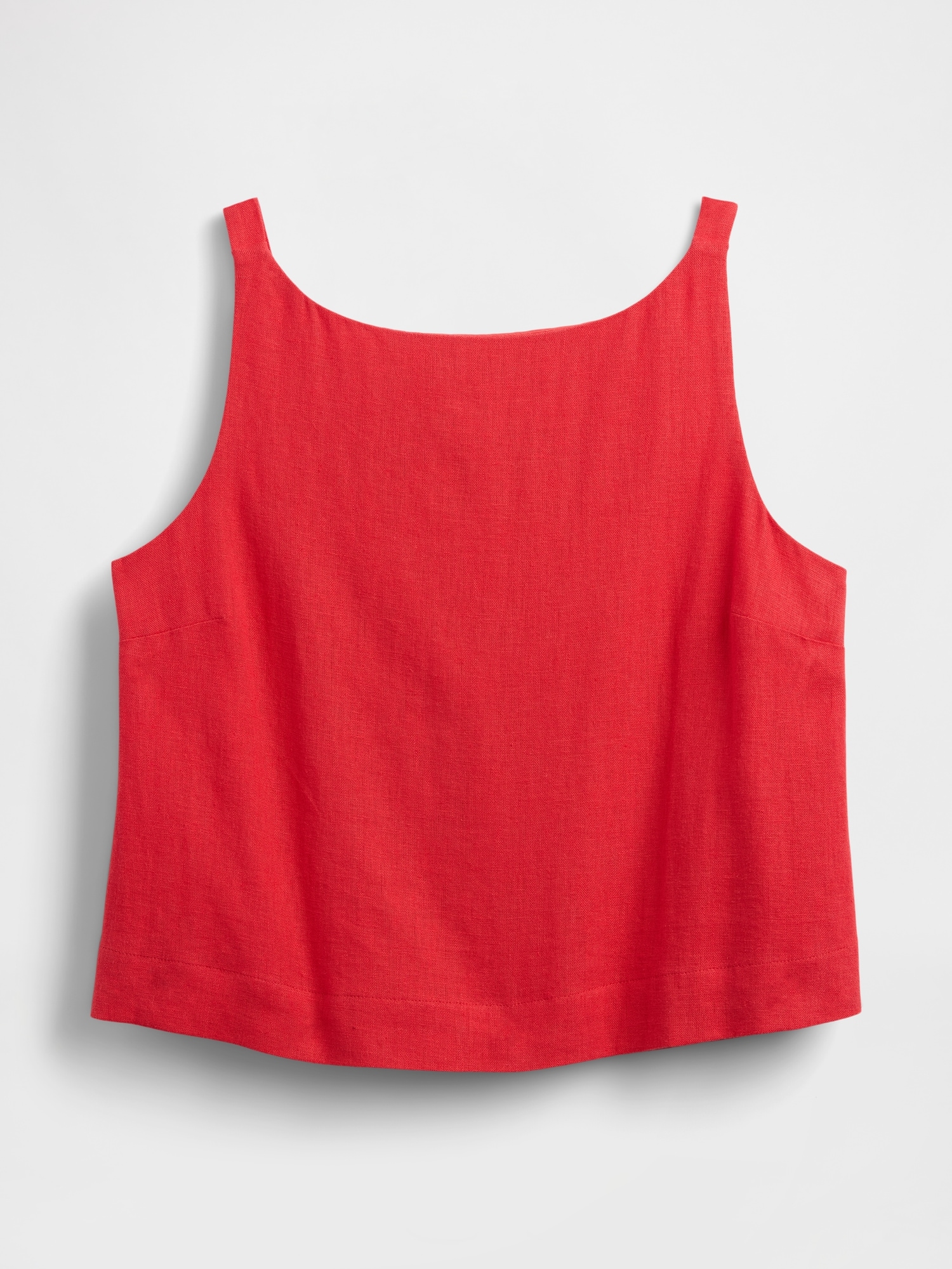 Gap Factory Linen-blend Apron Top In Red