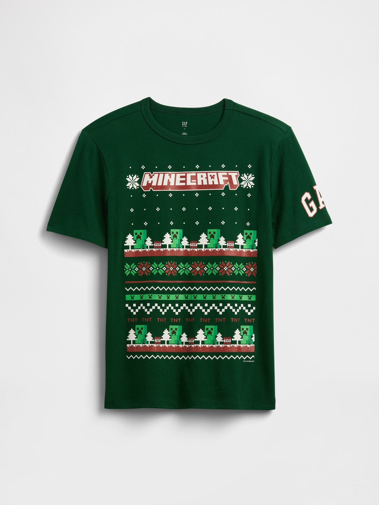 Gap Factory Gapkids | Minecraft Graphic T-shirt In Green
