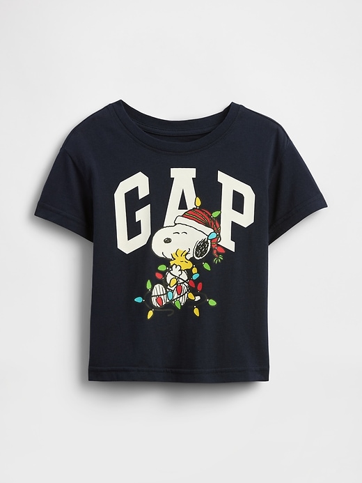 Image number 1 showing, babyGap &#124 Peanuts Logo T-Shirt