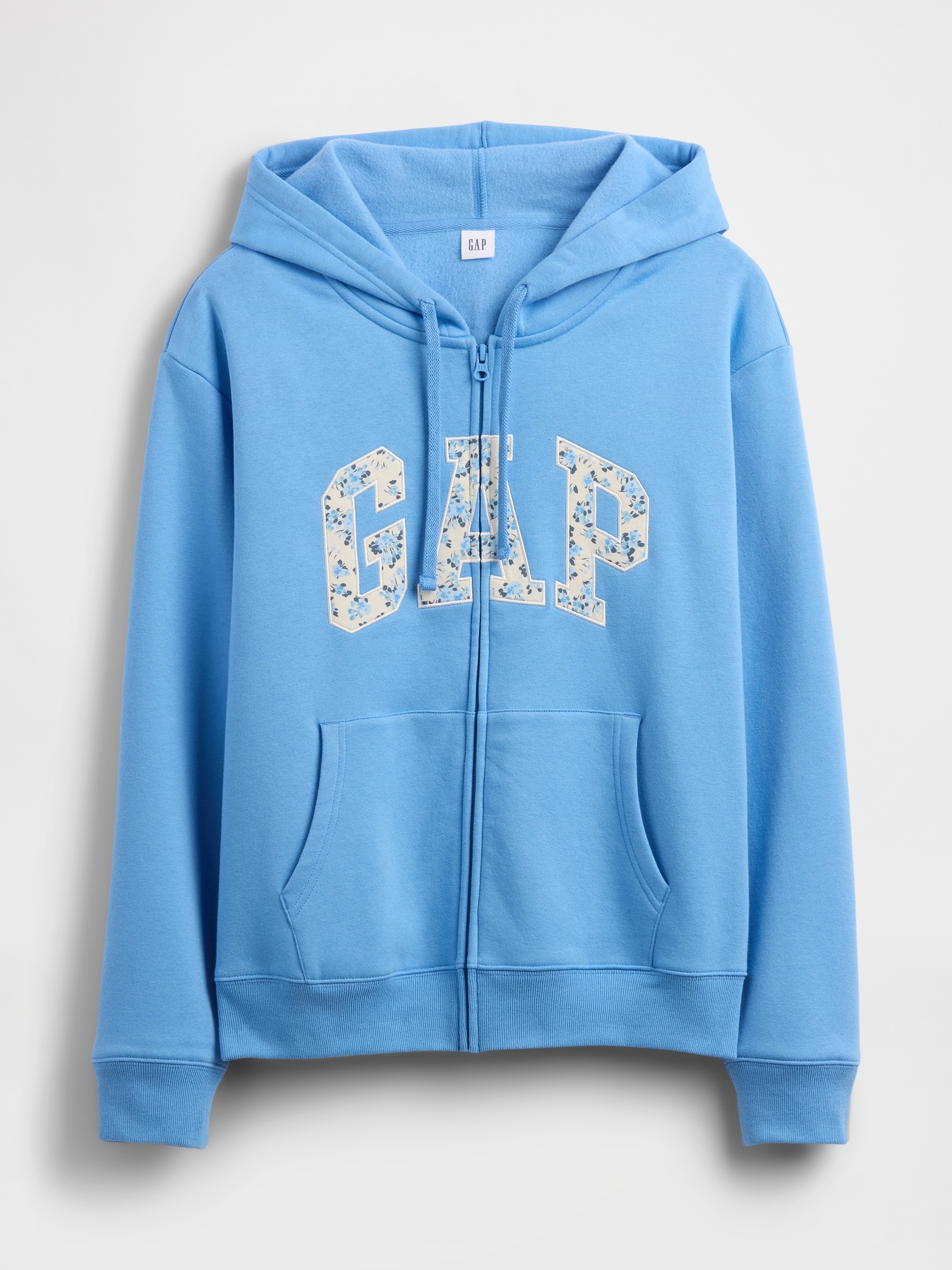 Relaxed Gap Logo Zip Hoodie | Gap Factory