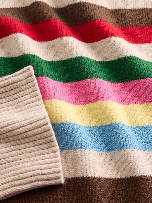 Image number 4 showing, CashSoft Relaxed Crewneck Tunic Sweater