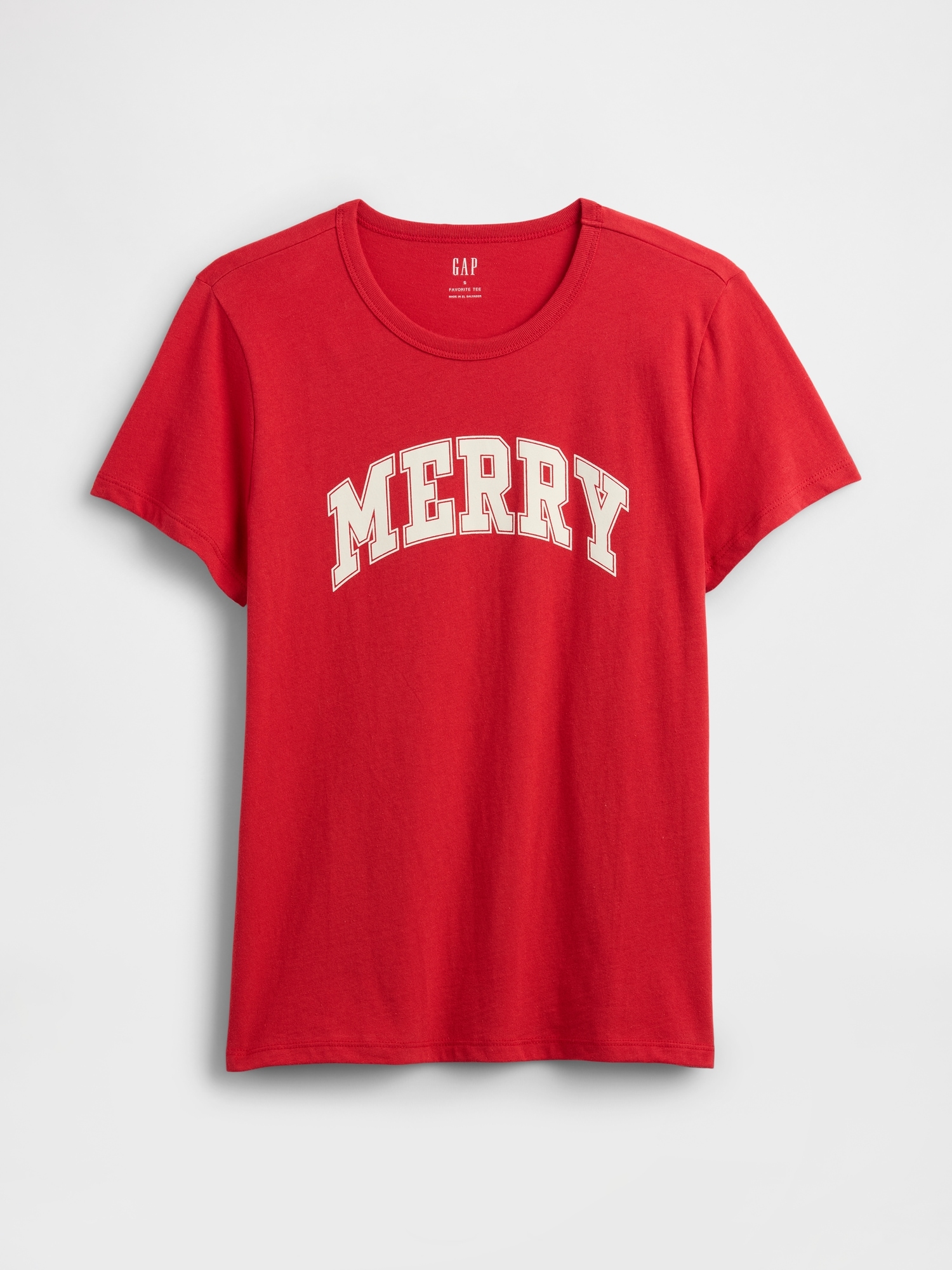 Gap Factory Favorite Graphic T-shirt In Red