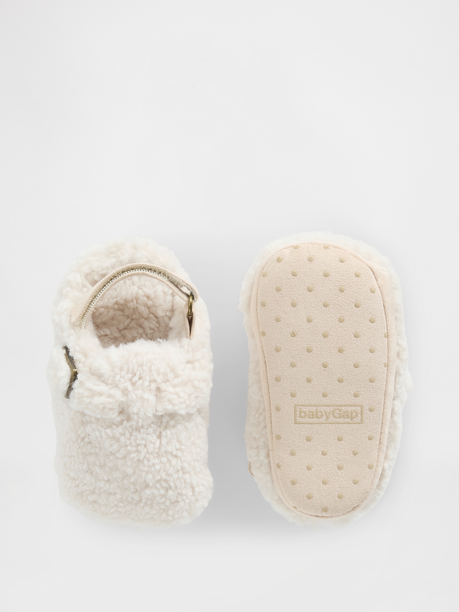 Gap Factory Baby Sherpa Clogs In Neutral