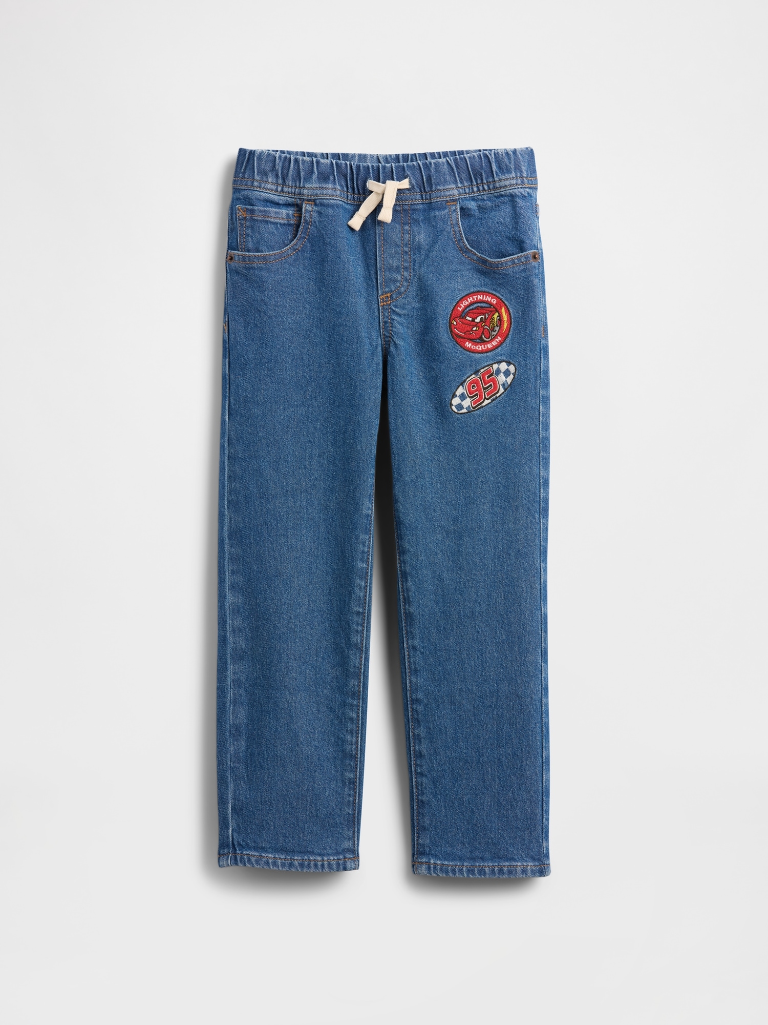 Gap Factory Babygap × Disney Cars Pull-on Original Straight Jeans In Blue