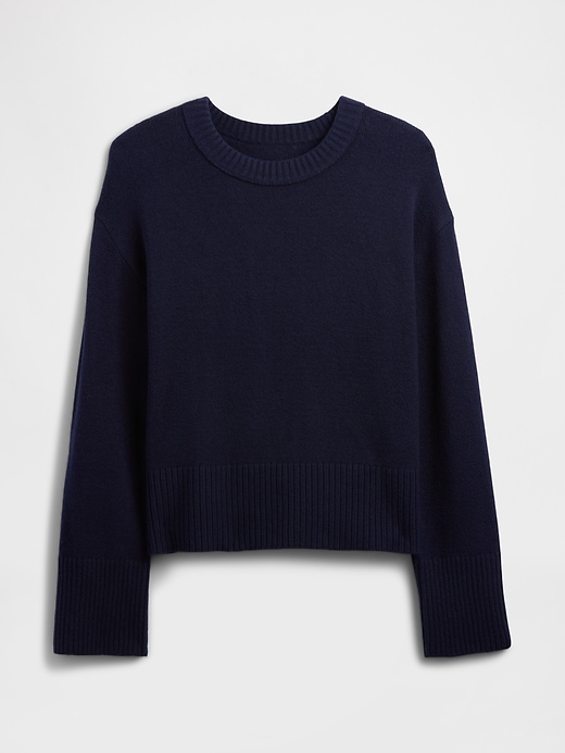 Image number 5 showing, CashSoft Relaxed Crewneck Sweater