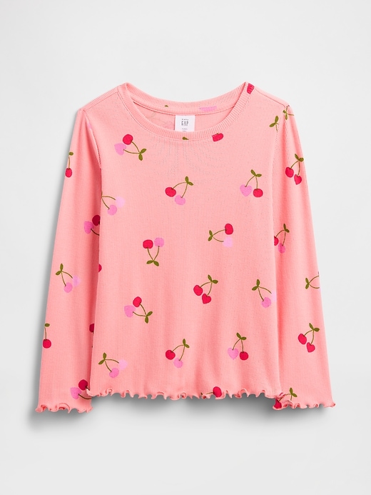 Image number 1 showing, babyGap Ribbed Print T-Shirt