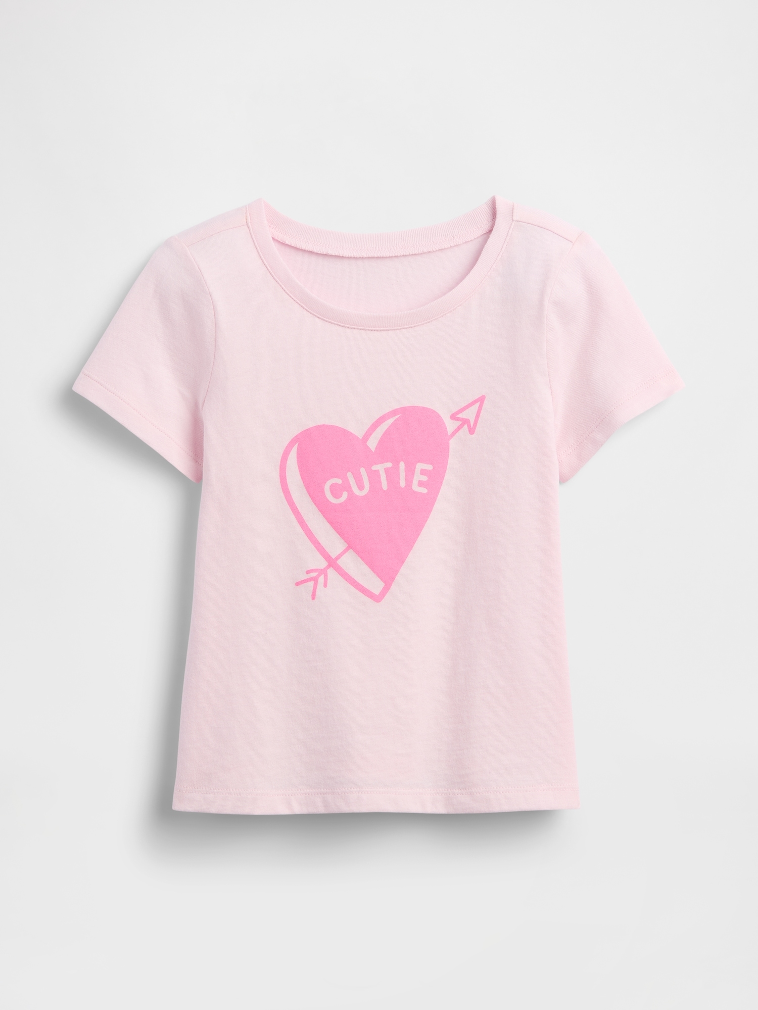 babyGap Graphic T-Shirt - Pink Dogwood Heart Cutie