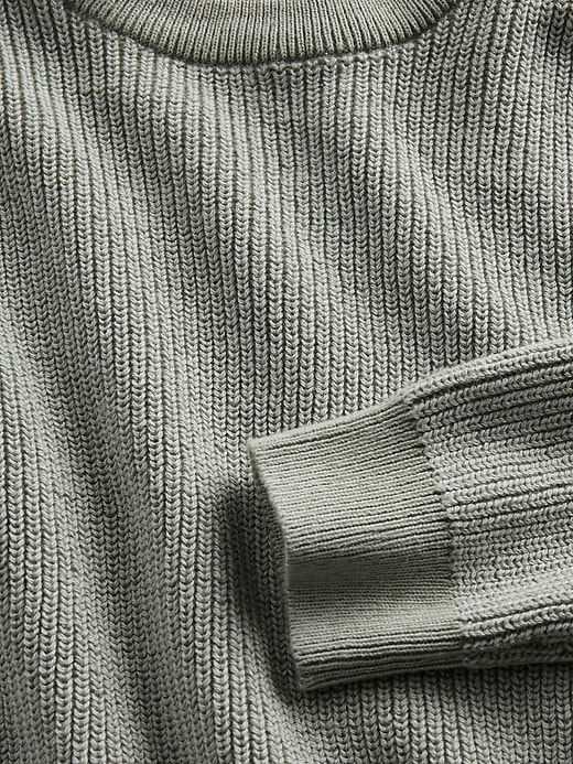 Image number 3 showing, babyGap Open-Stitch Crewneck Sweater