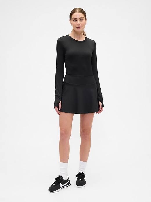 Image number 3 showing, GapFit Brushed Jersey Ruched T-Shirt