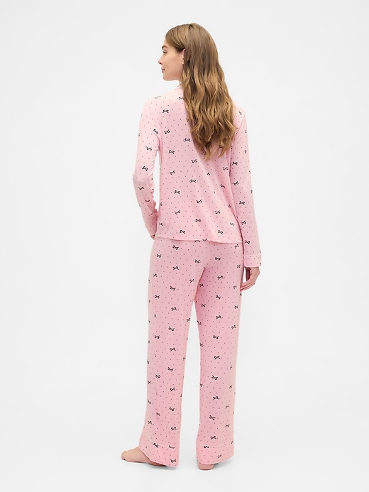 Image number 2 showing, Modal Wide-Leg PJ Pants