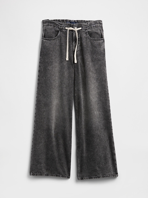 Image number 5 showing, Mid Rise Pull-On SuperLight Baggy Jeans