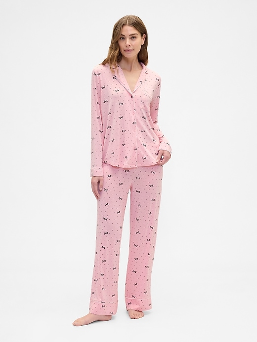 Image number 3 showing, Relaxed Modal PJ Shirt