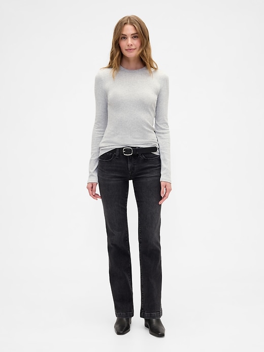 Image number 3 showing, Ribbed Crewneck T-Shirt